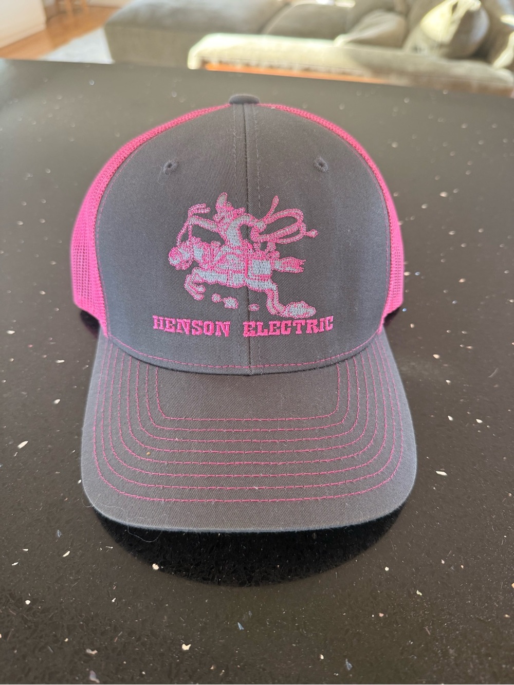 Benson Electric Family Pink & Black Trucker Hat